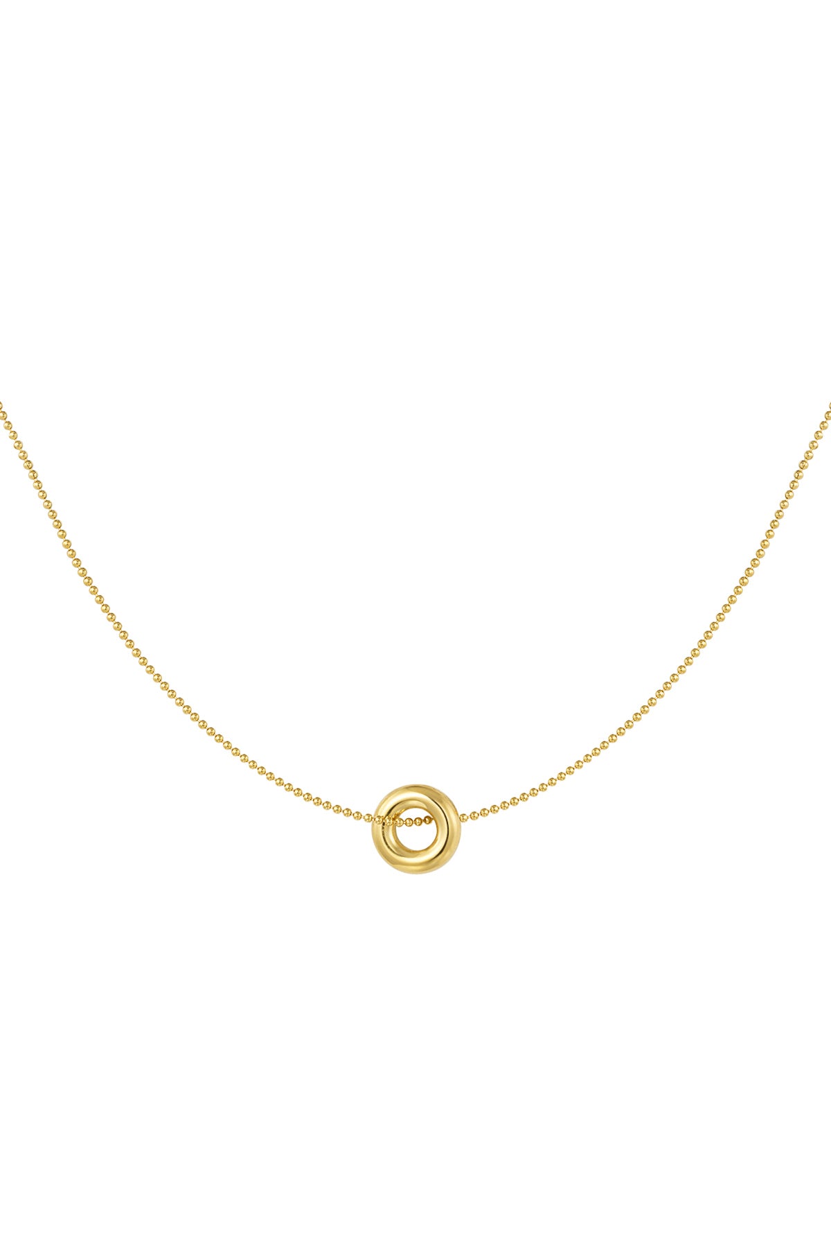 Halsband donut - Guld