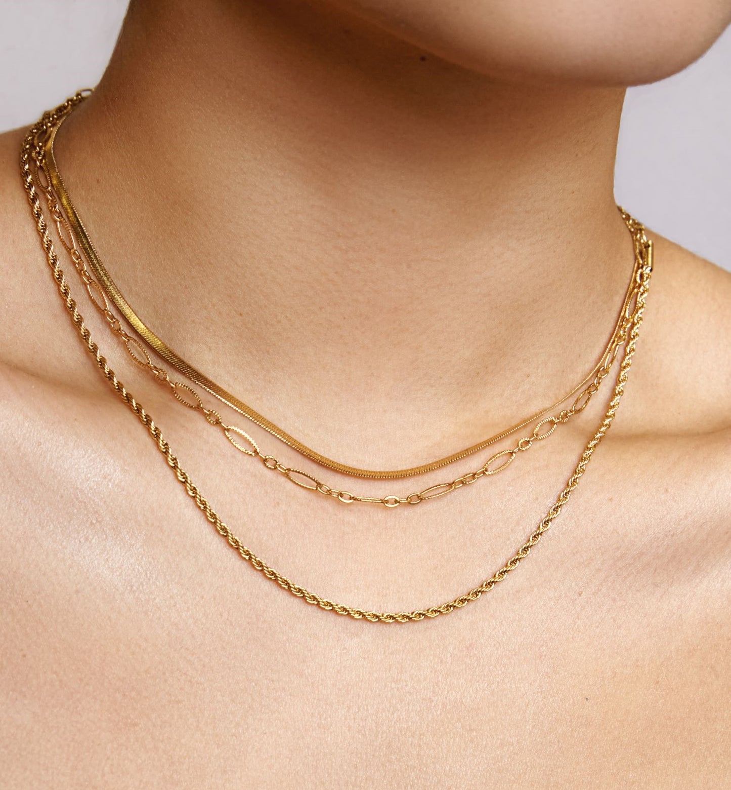 Twist 2.0 Stainless Steel Necklace Gold