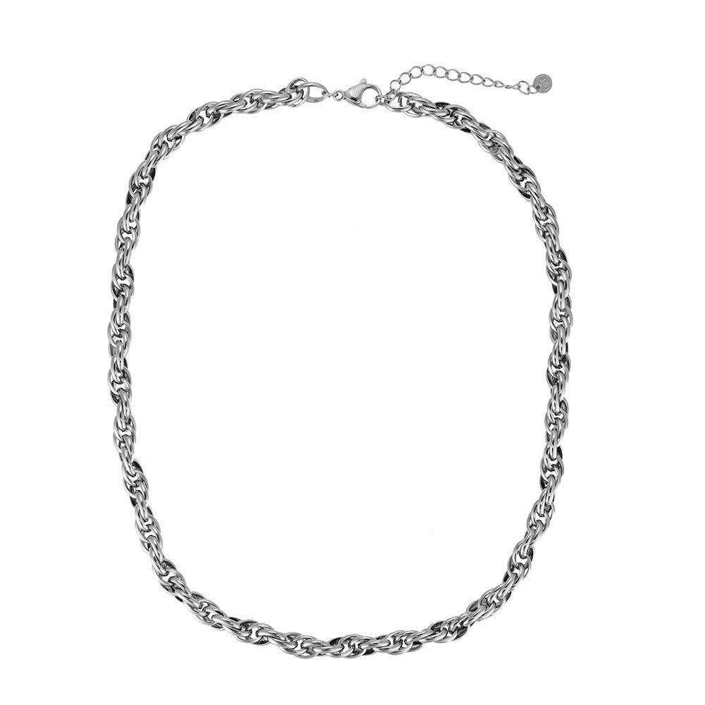 Chain By Chain Stainless Steel Necklace Silver