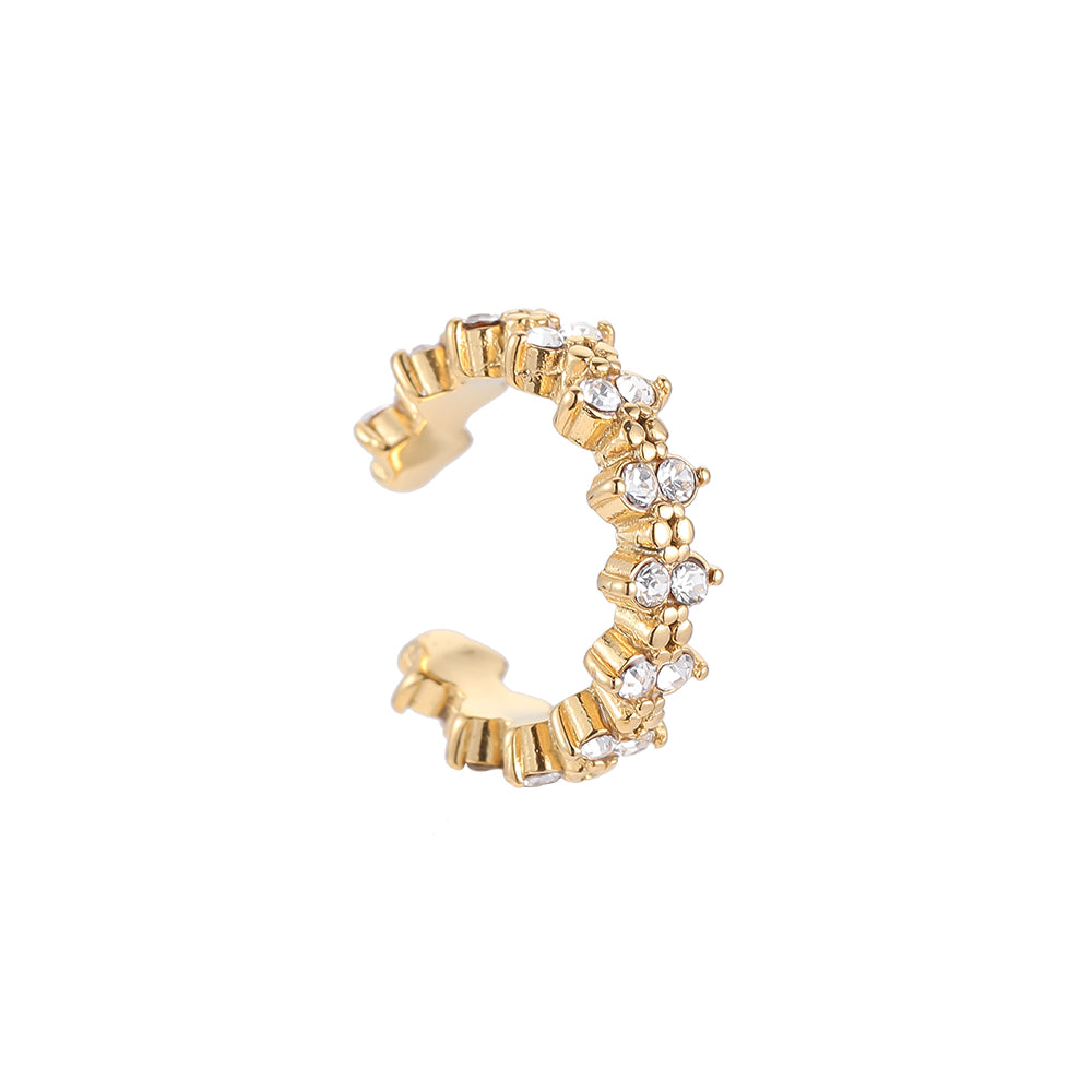 Spike Daphnea Stainless Steel Earcuff Gold