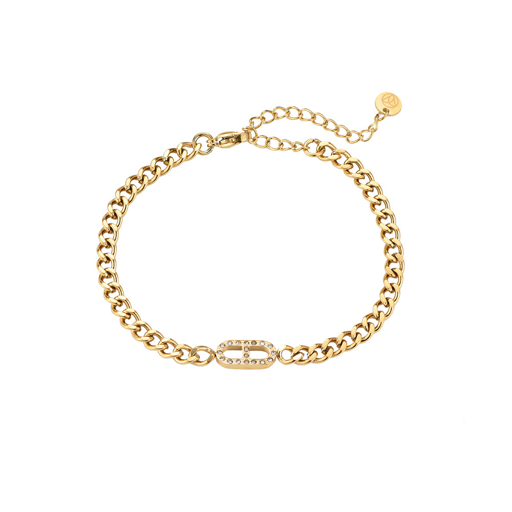 Luxury Chain Stainless Steel Bracelet Gold