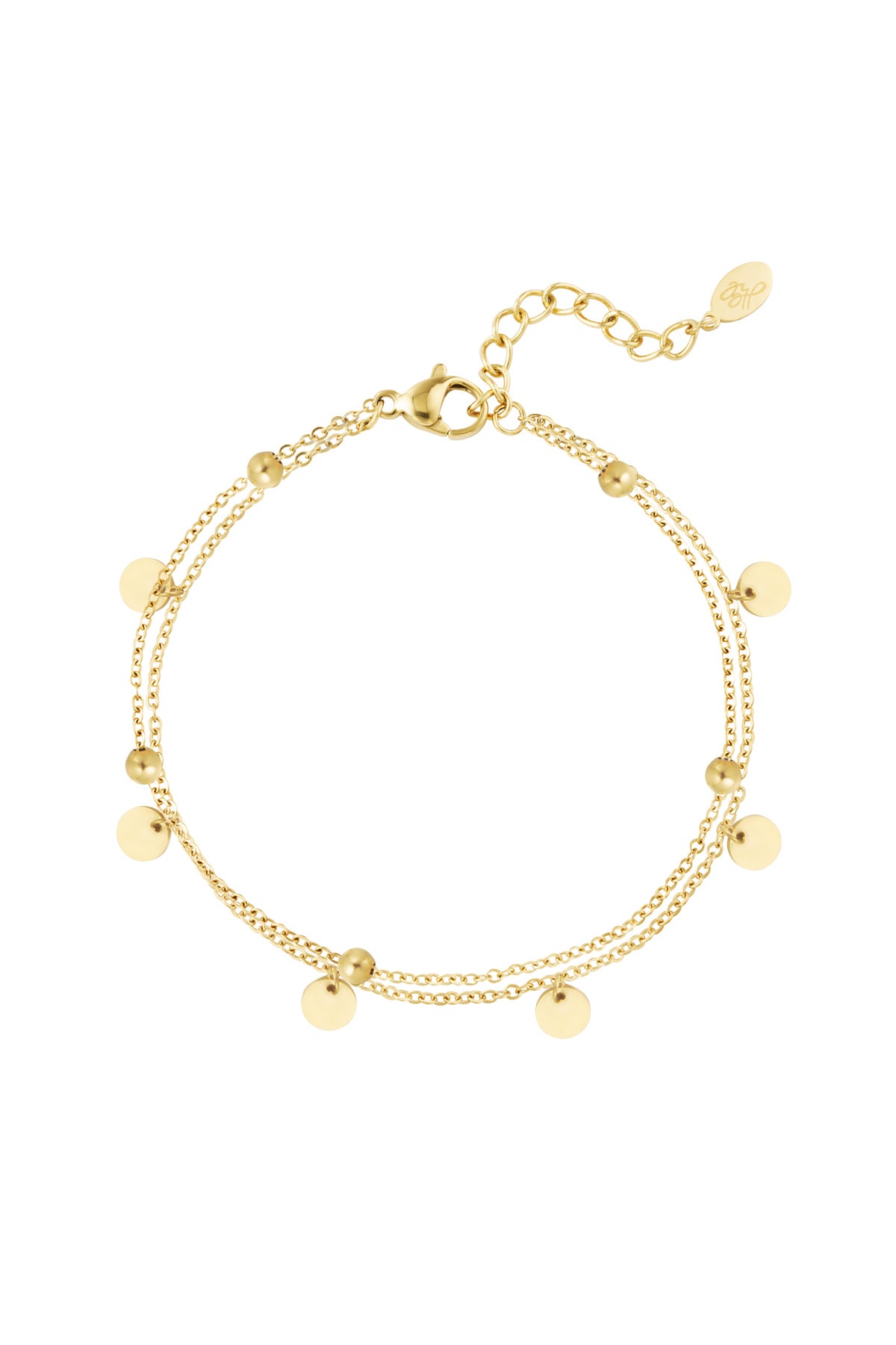 Double bracelet decoration - gold