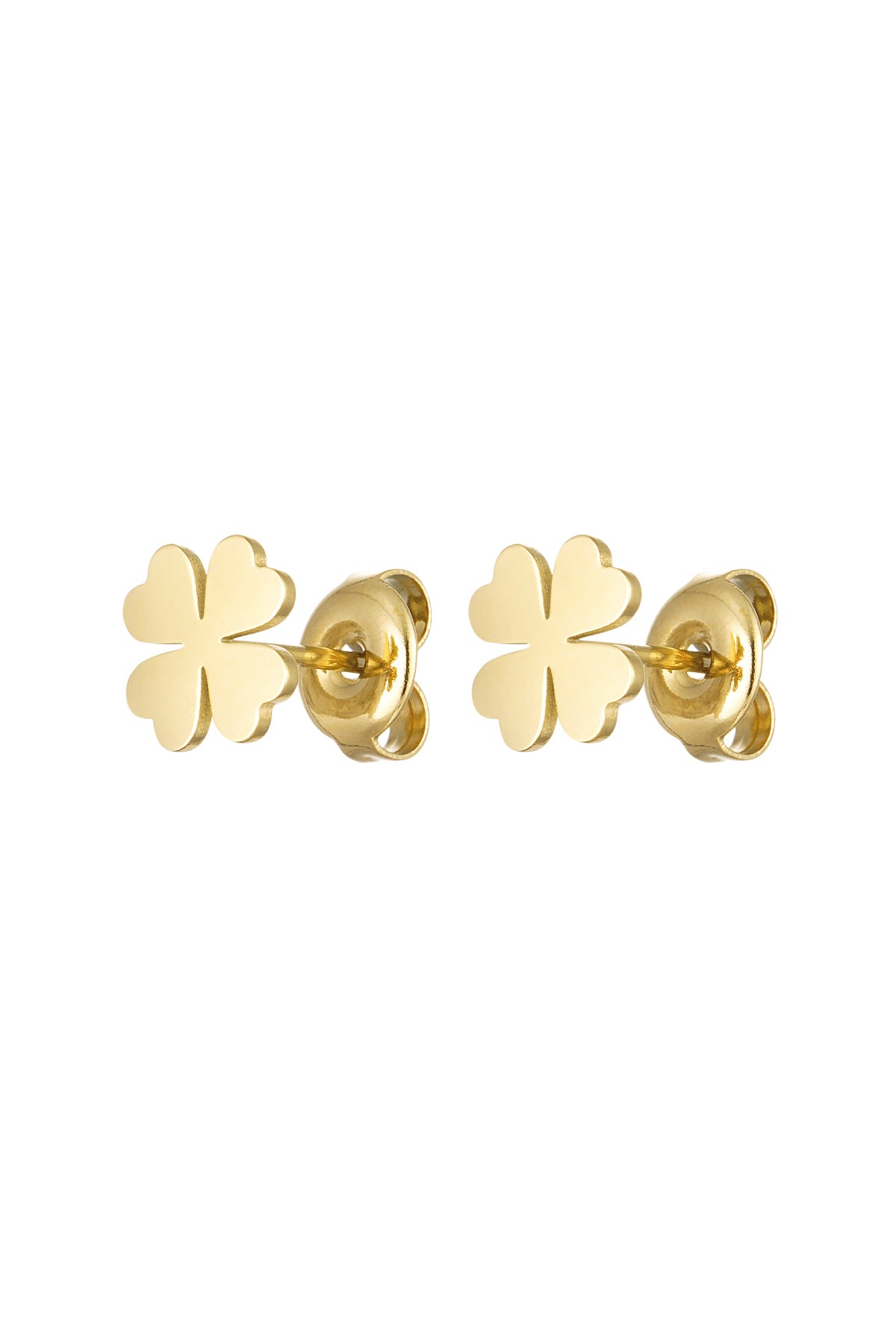 Ear studs clover - gold