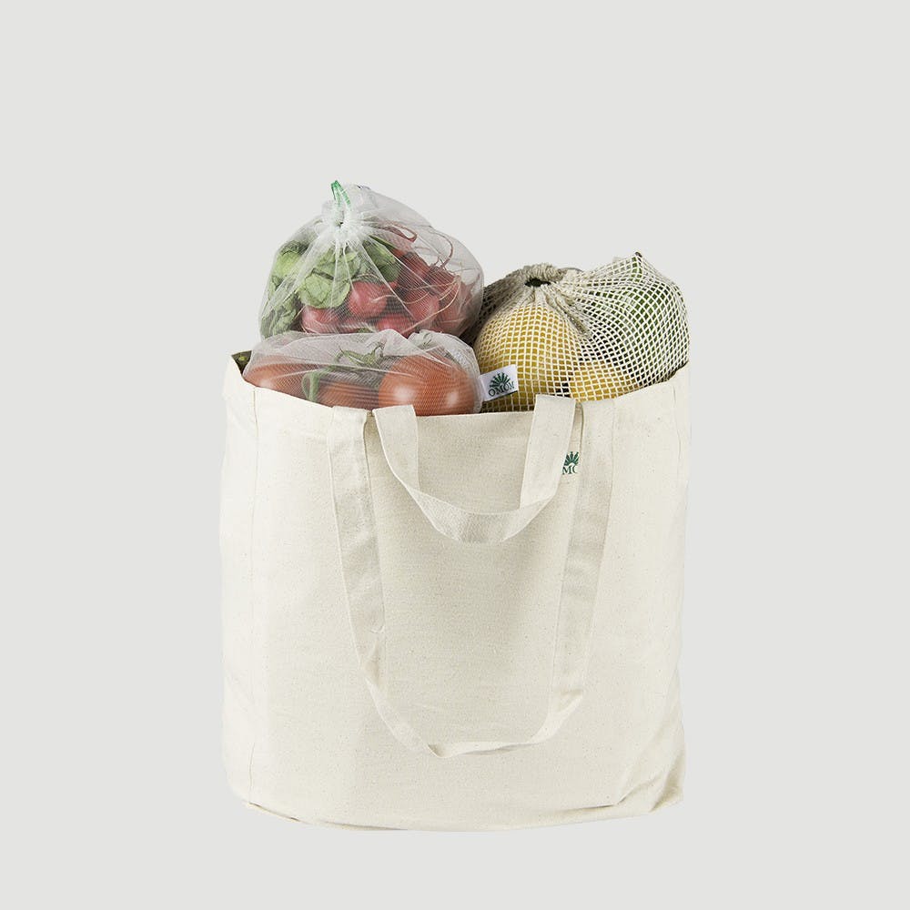 Organic Cotton Tote Shopping Bag Natur