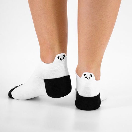 Ankle Socks With Panda Embroidery