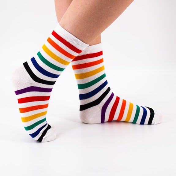 Multicolor Striped Socks