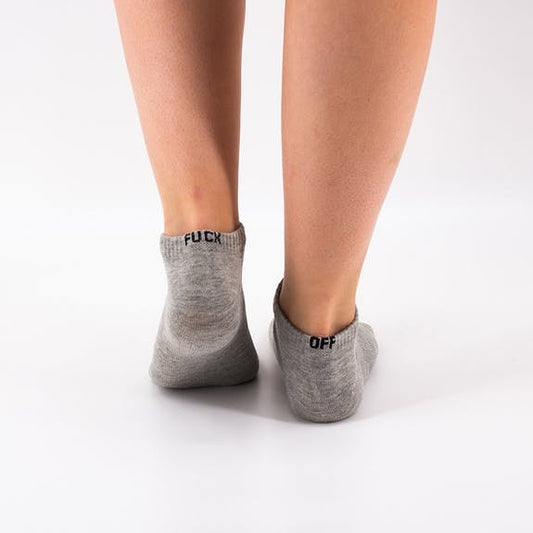 Gray Ankle Rebellious Socks